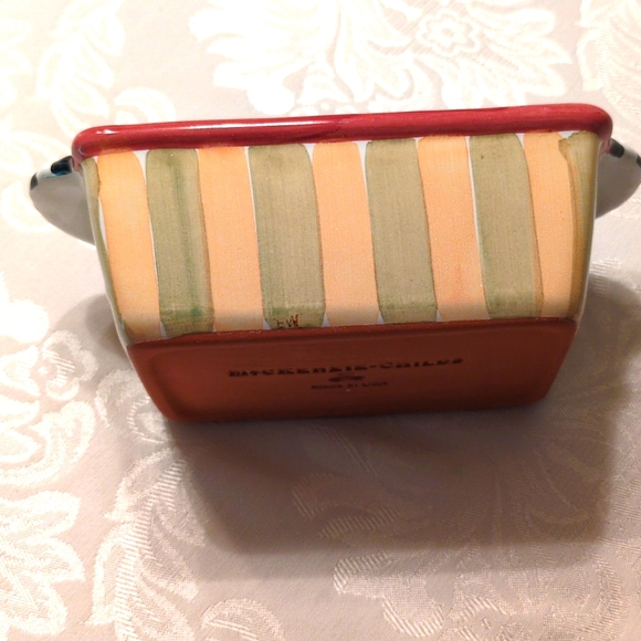 NWT MacKenzie Child retired  Cabbage Rose little loaf pan - Picture 2 of 6